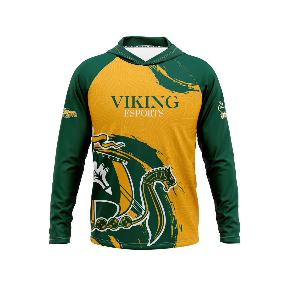 Glen Oaks CC | Sublimated | Raglan Long Sleeve Hooded T-Shirt 24