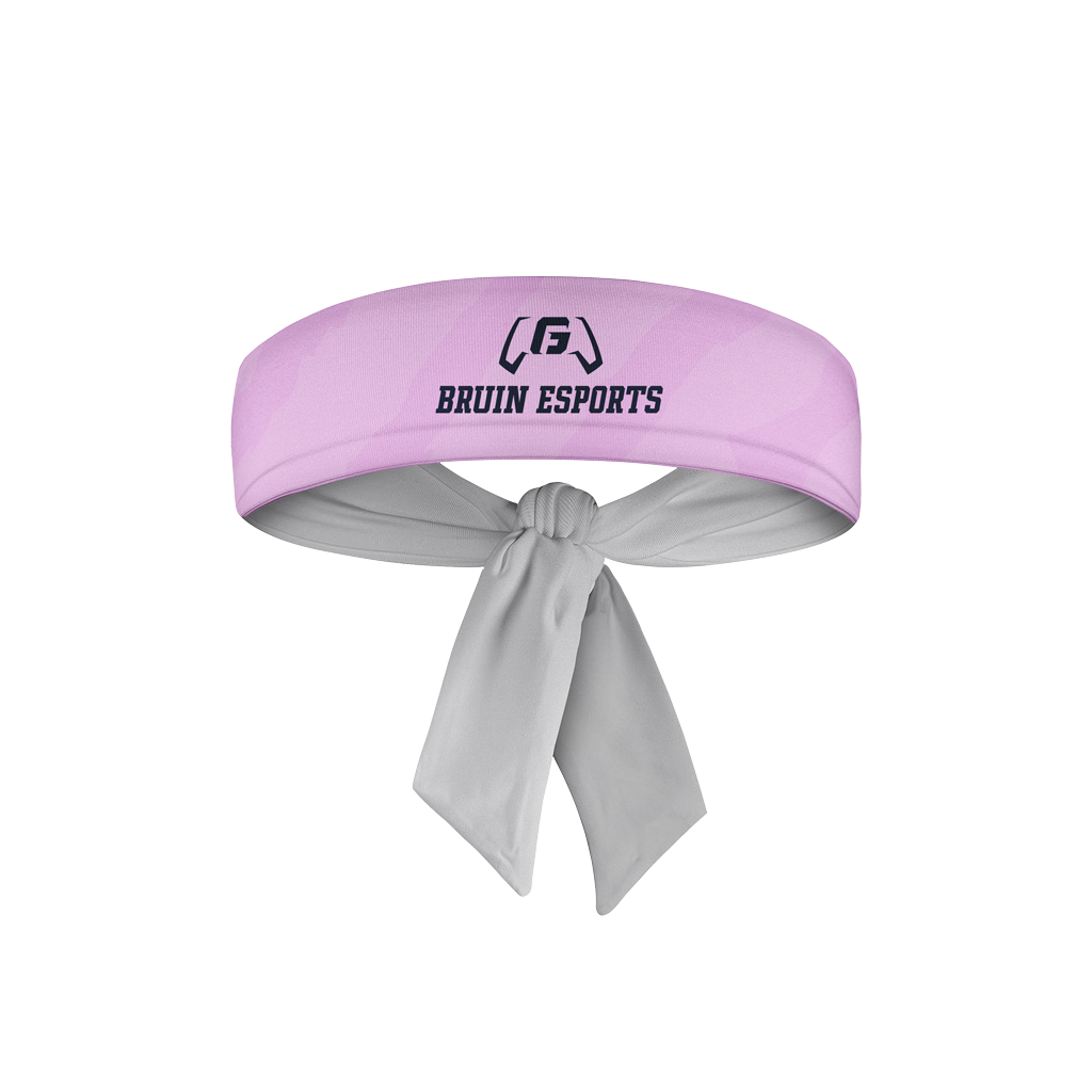 George Fox University | Phantom Series | Tied Headband Pink