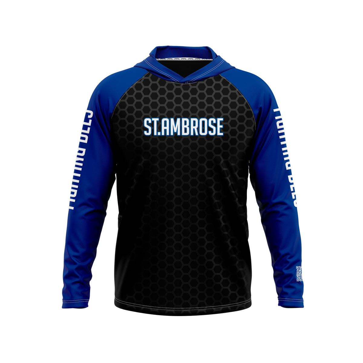 Saint Ambrose Esports Wholesale | Phantom Series | Raglan Long Sleeve Hooded T-Shirt