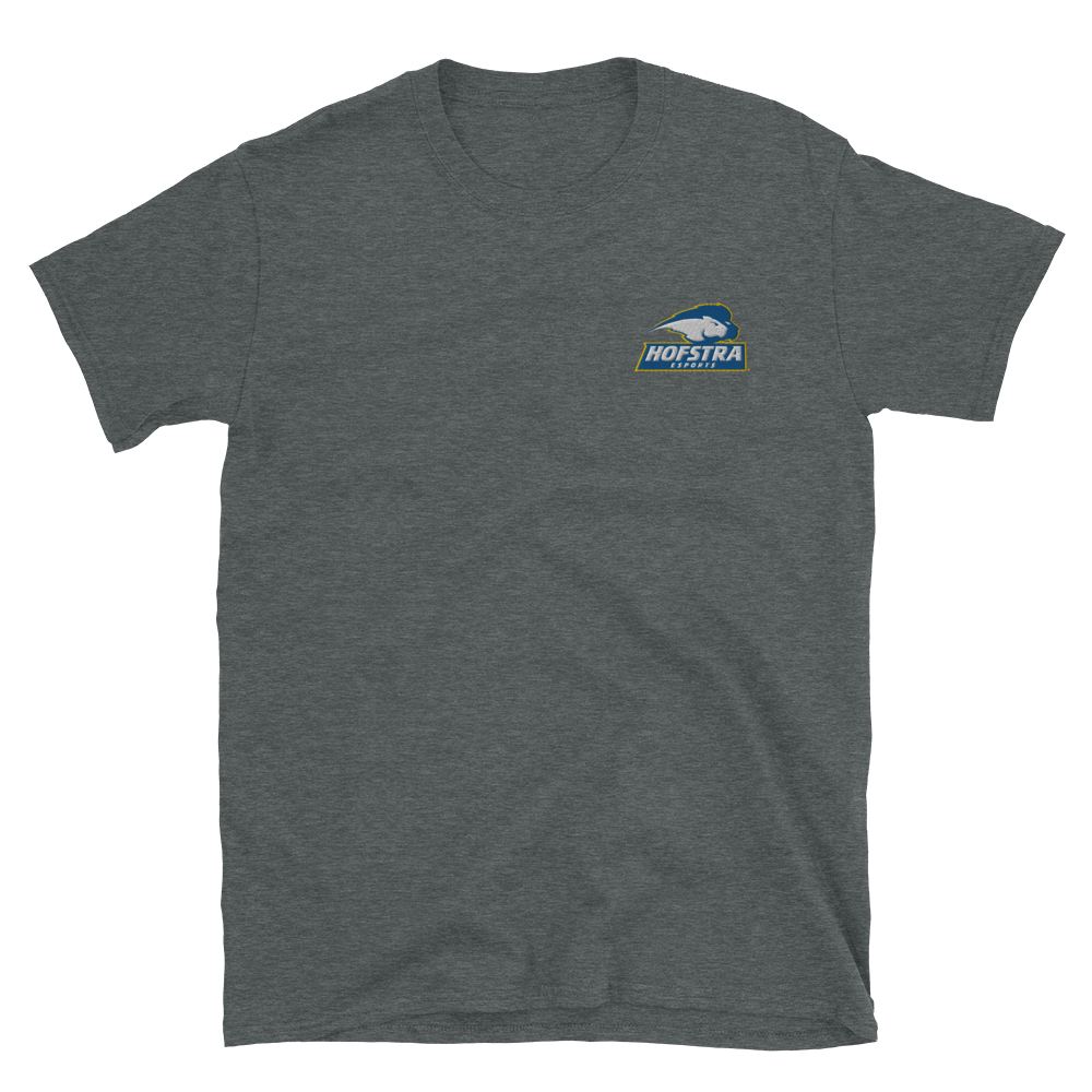 Hofstra | On demand | Embroidered Short-Sleeve Unisex T-Shirt