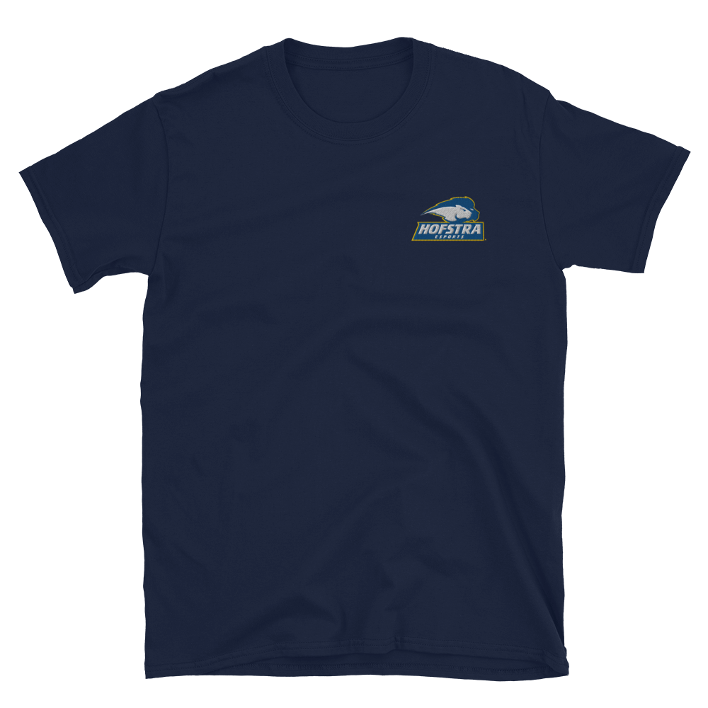 Hofstra | On demand | Embroidered Short-Sleeve Unisex T-Shirt